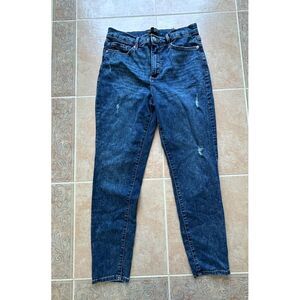 Banana Republic High Rise Skinny distressed  crop Jeans  Women‎ Size 30 / 10 P